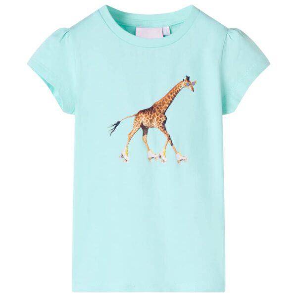 Kindershirt 92 Lichtzeeblauw