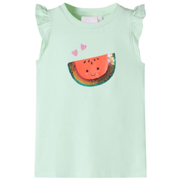 Kindershirt Met Ruches Aan De Mouwen 140 Zacht