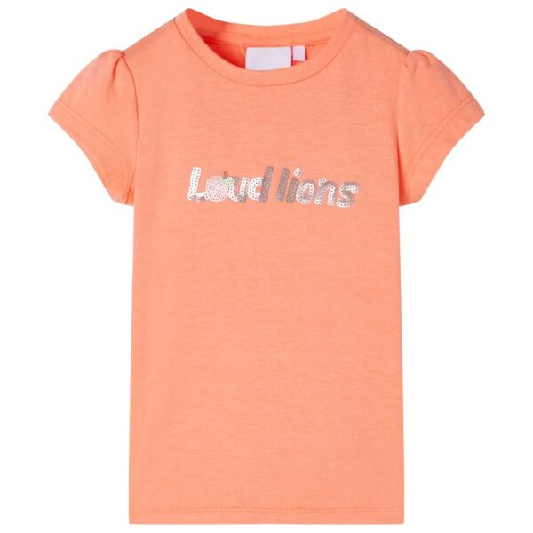 Kindershirt Met Kapmouwen 92 Neon