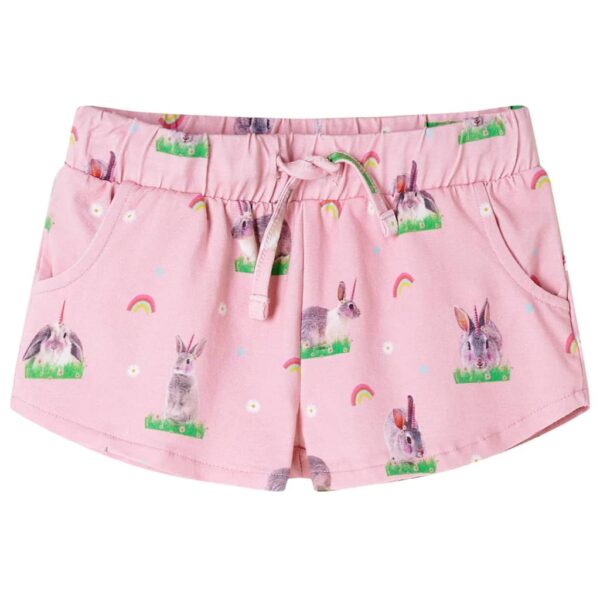 Kindershorts Met Trekkoord 140 Lichtroze