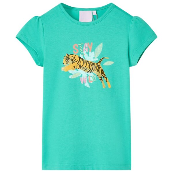 Kindershirt 140 Mintkleurig