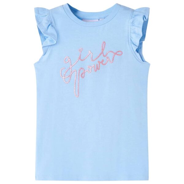 Kindershirt Met Ruches Aan De Mouwen 140 Licht