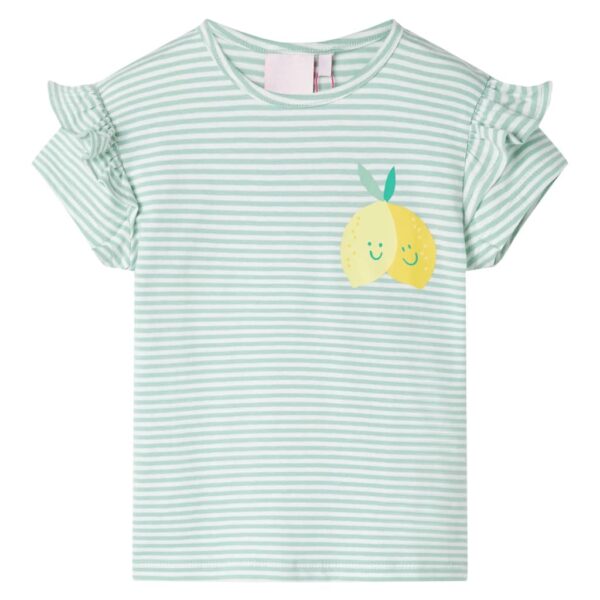 Kindershirt 140 Mintkleurig