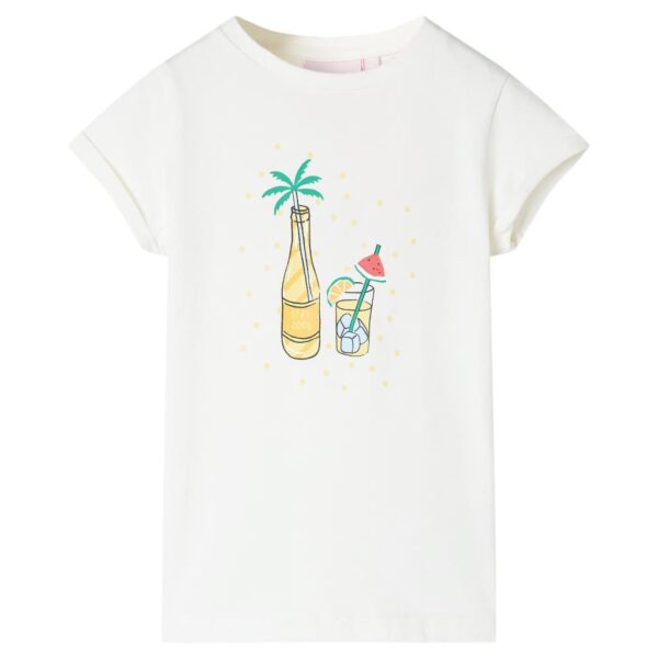 Kindershirt 116 Ecru