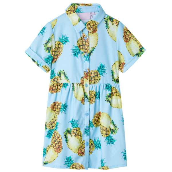 Kinderjurk 140 Blauw