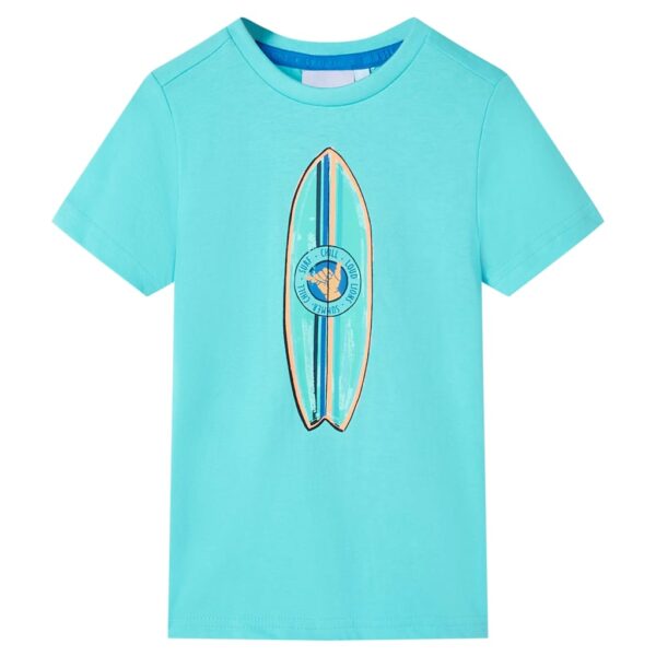 Kindershirt Met Korte Mouwen 92 Zeeblauw