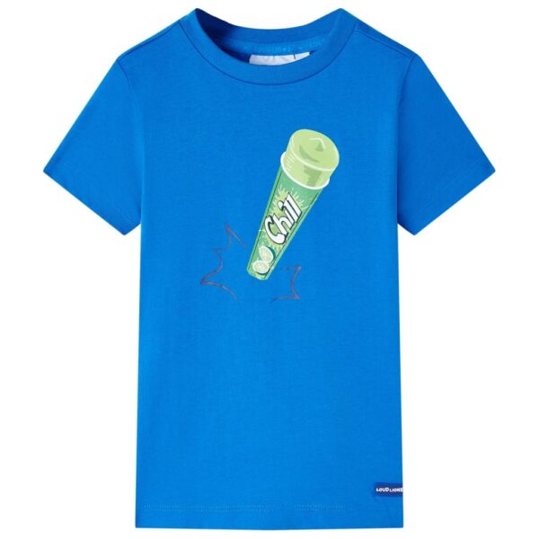 Kindershirt 104 Felblauw
