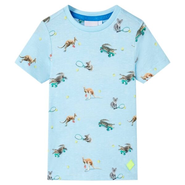 Kindershirt 92 Gemêleerd Lichtblauw