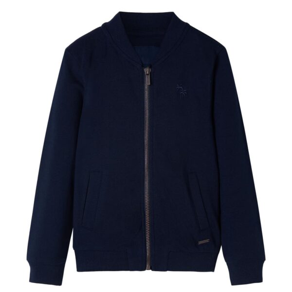 Kindervest Met Rits 128 Marineblauw