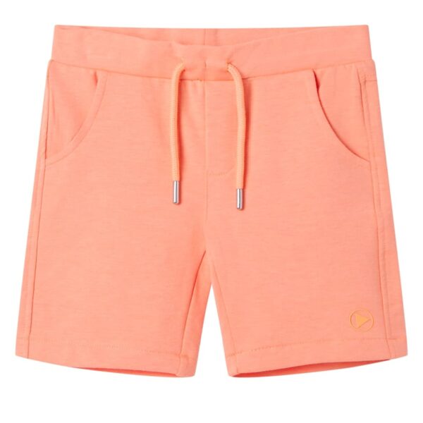Kindershorts Met Trekkoord 140 Neonoranje