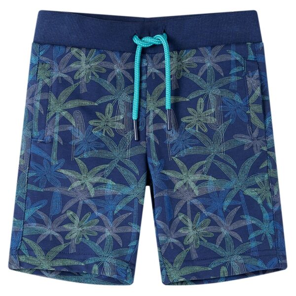 Kindershorts Met Trekkoord 92 Marineblauw
