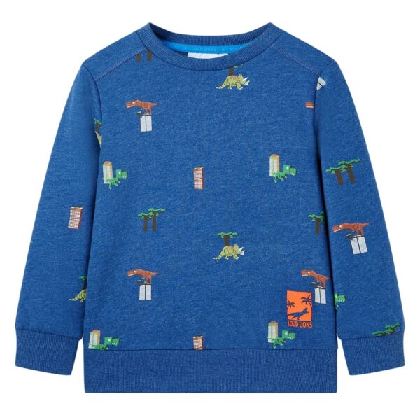 Kindertrui 92 Gemêleerd Donkerblauw