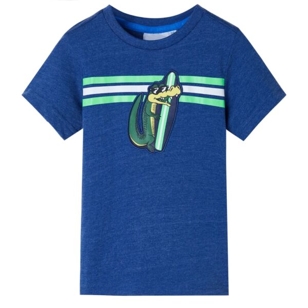 Kindershirt 128 Gemêleerd Donkerblauw