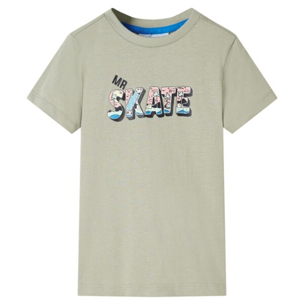 Kindershirt 116 Lichtkakikleurig
