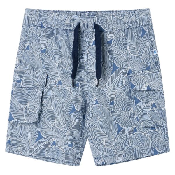 Kindershorts Met Trekkoord 116 Donkerblauw