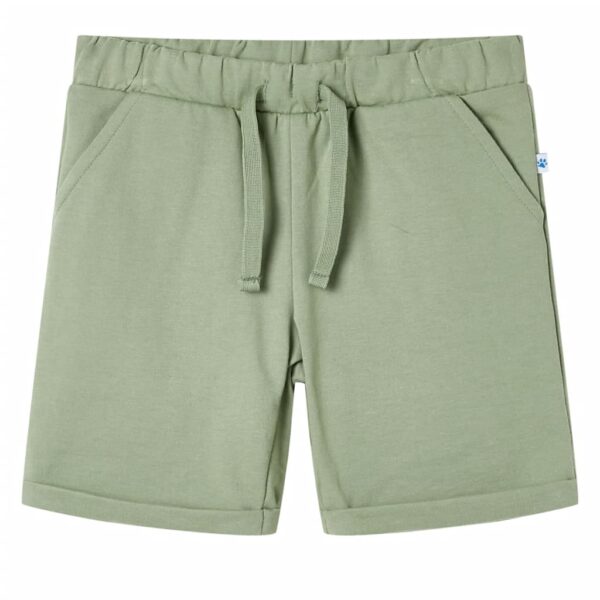 Kindershorts Met Trekkoord 128 Lichtkaki