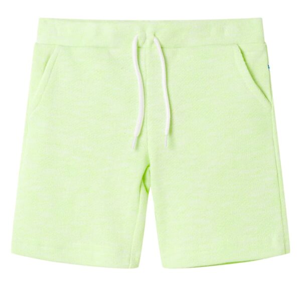 Kindershorts Met Trekkoord 92 Neongeel