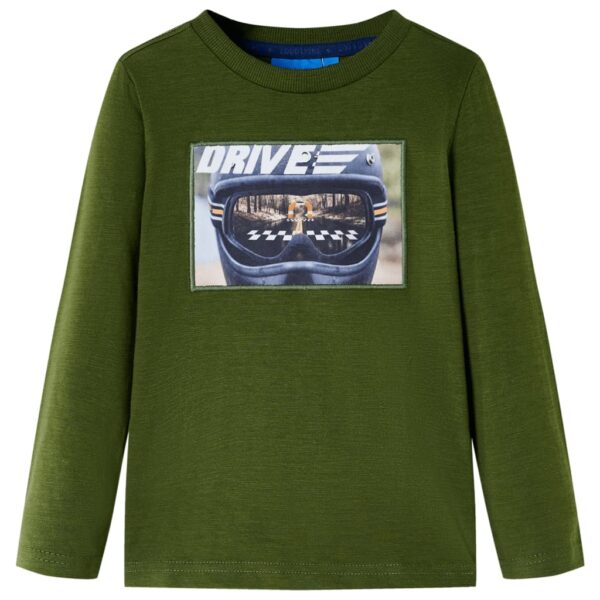 Kindershirt Met Lange Mouwen 140 Donkerkleurig