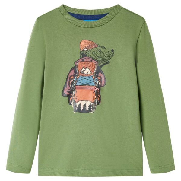 Kindershirt Met Lange Mouwen 104 Lichtkleurig