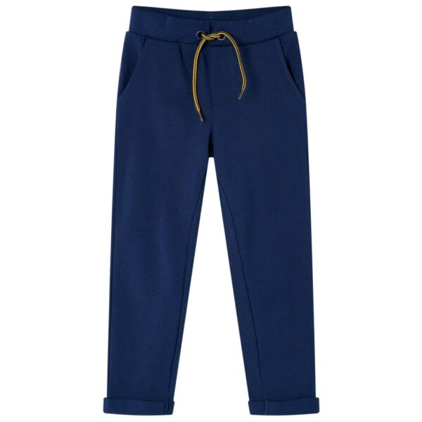 Kinderbroek Met Trekkoord 128 Marineblauw