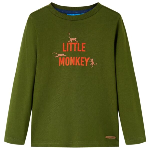 Kindershirt Met Lange Mouwen 140 Donkerkleurig