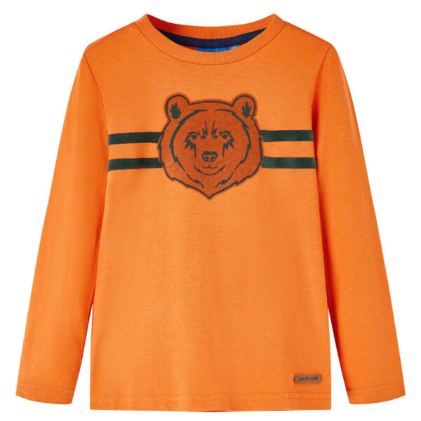 Kindershirt Met Lange Mouwen 104 Donker