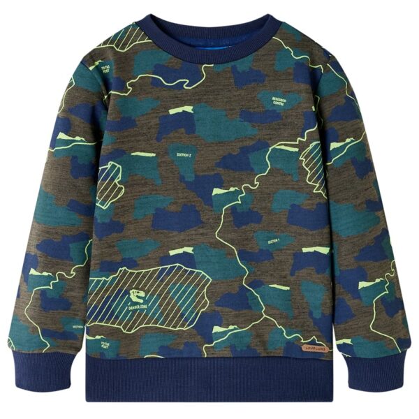 Kindershirt 104 Gemêleerd Donkerkakikleurig