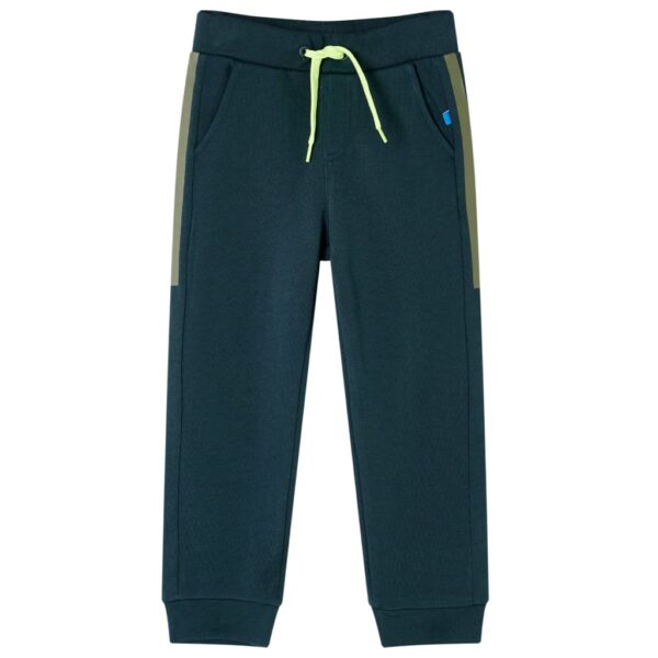 Kinderjoggingbroek Met Trekkoord 140 Mosgroen