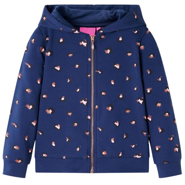 Kindervest Met Capuchon 140 Marineblauw