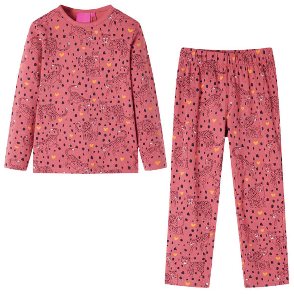 Kinderpyjama Met Lange Mouwen 140 Oudroze