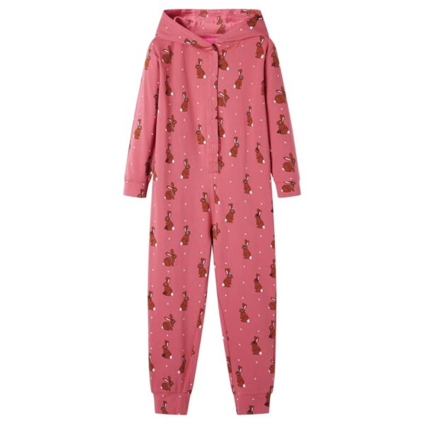 Kinderonesie Met Capuchon 116 Oudroze