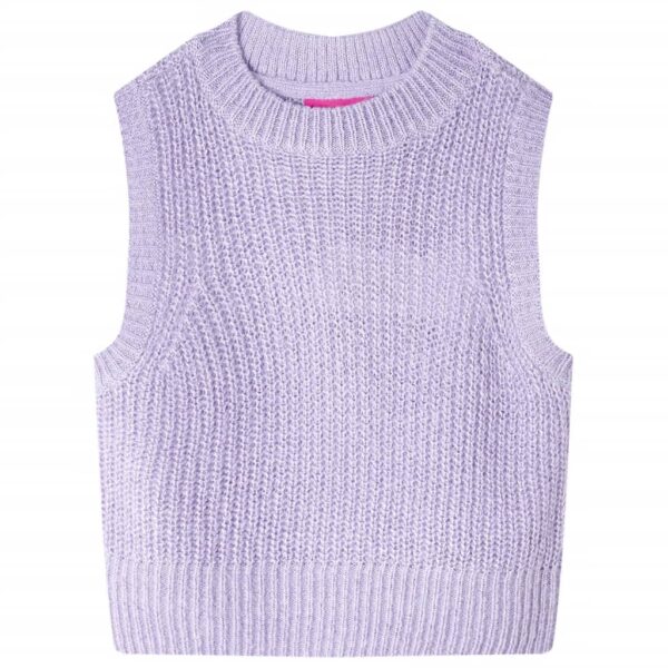 Kinderspencer Gebreid 116 Lichtlila