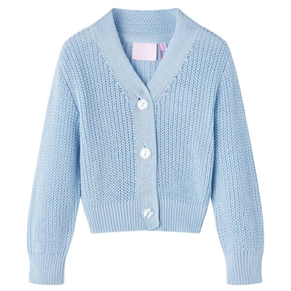 Kindervest Gebreid 128 Blauw