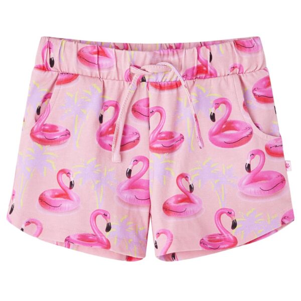 Kindershorts Met Trekkoord 116 Lichtroze