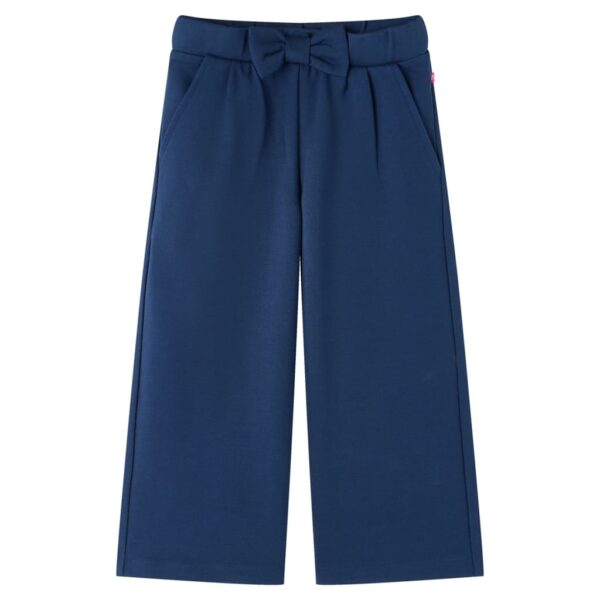 Kinderbroek Met Wijde Pijpen 140 Marineblauw