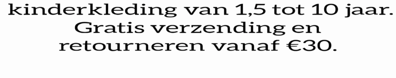 Kinderkleding Kopen