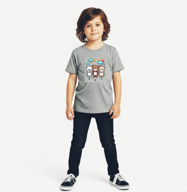 T-shirt met printopdruk | Grijs