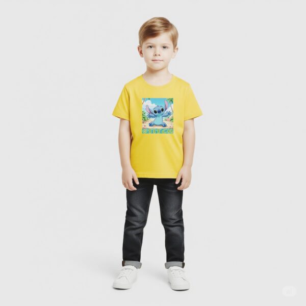 Disney Stitch T-shirt voor Kinderen - Geel